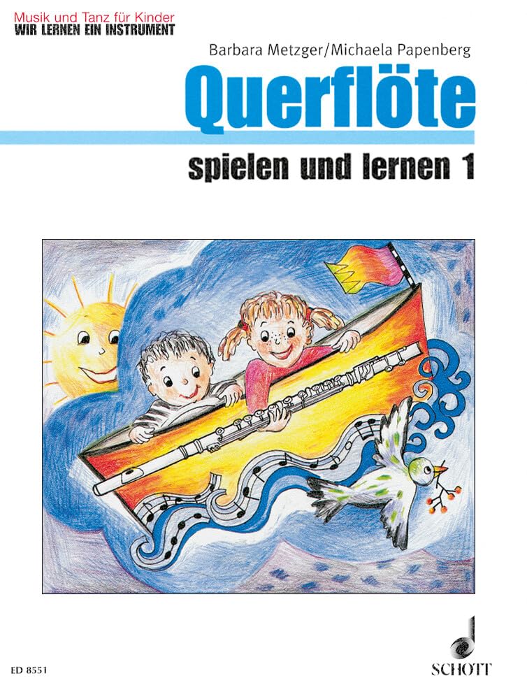 Querflöte Spielen und Lernen 1 Kinderheft 1. Flöte Sheet Music