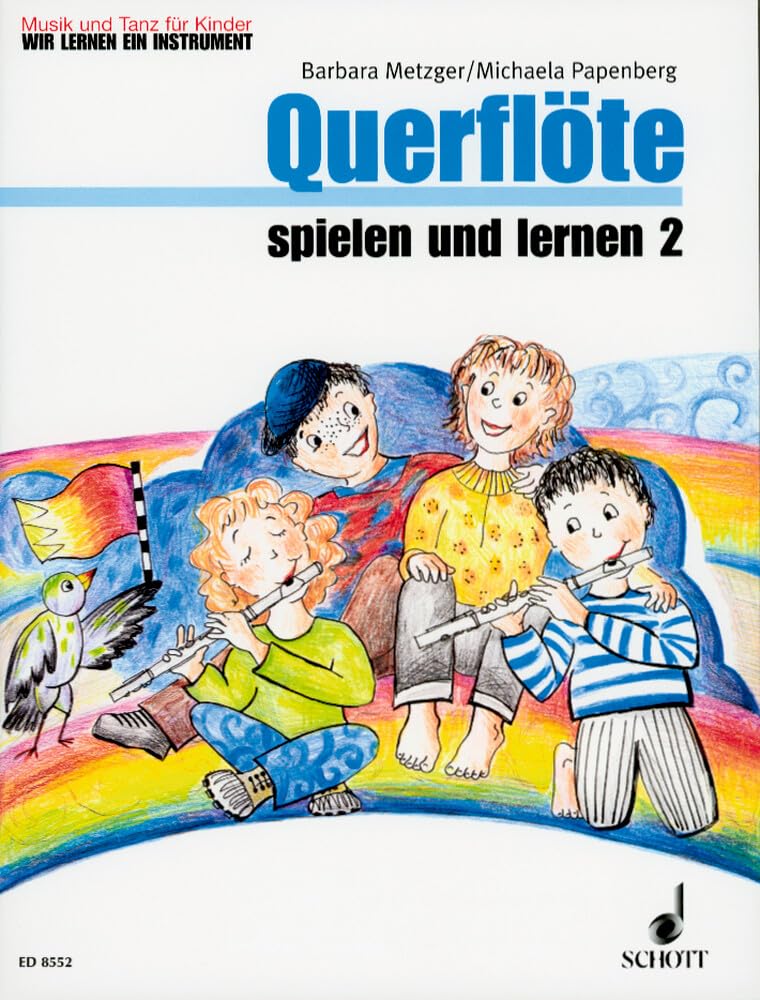Querflöte Spielen und Lernen 2 Kinderheft 2. Flöte Sheet Music