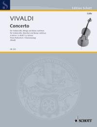 Concerto a-Moll: PV 24-F.III Nr. 4. Violoncello, Streichorchester und Basso continuo. (Edition Schott) Sheet Music