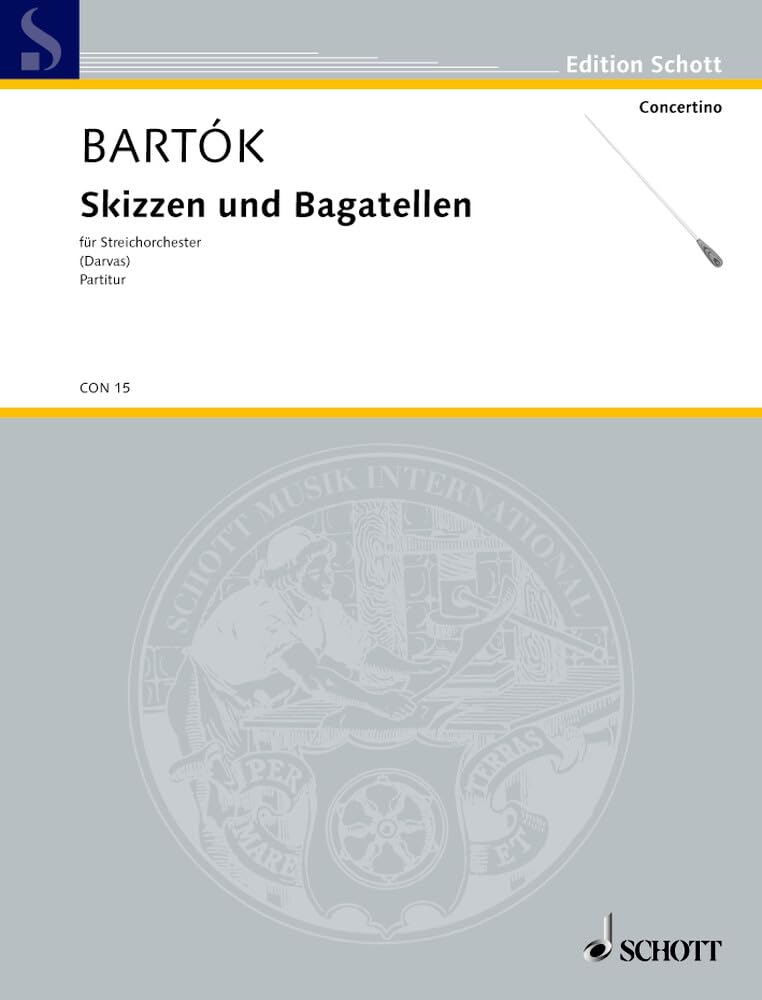 Skizzen und Bagatellen: Streichorchester. Partitur. (Concertino) Arts & Music