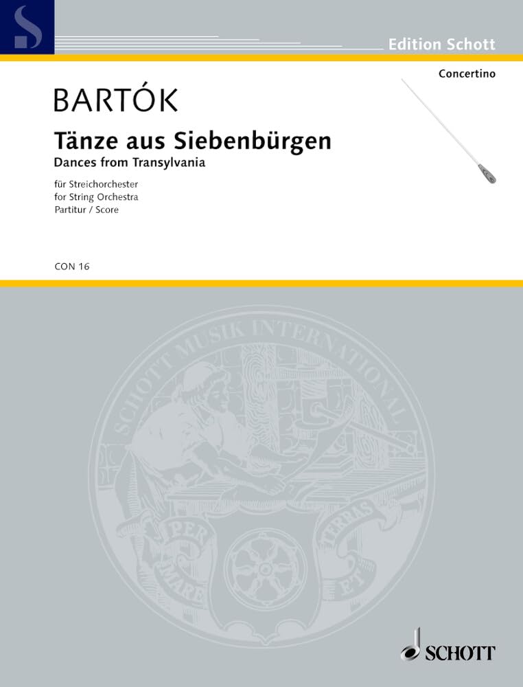Tänze aus Siebenbürgen: Streichorchester. Partitur. (Concertino) Sheet Music