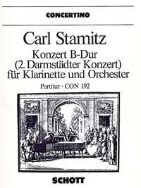 Concerto Si bémol majeur: 2. Darmstädter Konzert. clarinet and orchestra. Partition. Sheet Music