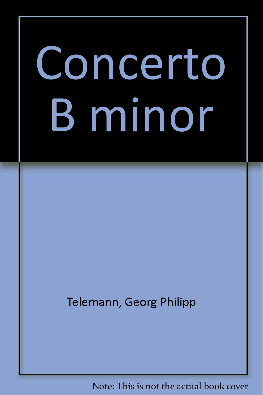 Concerto h-Moll: Flöte, Streicher und Cembalo. Stimmensatz. (Concertino) Sheet Music