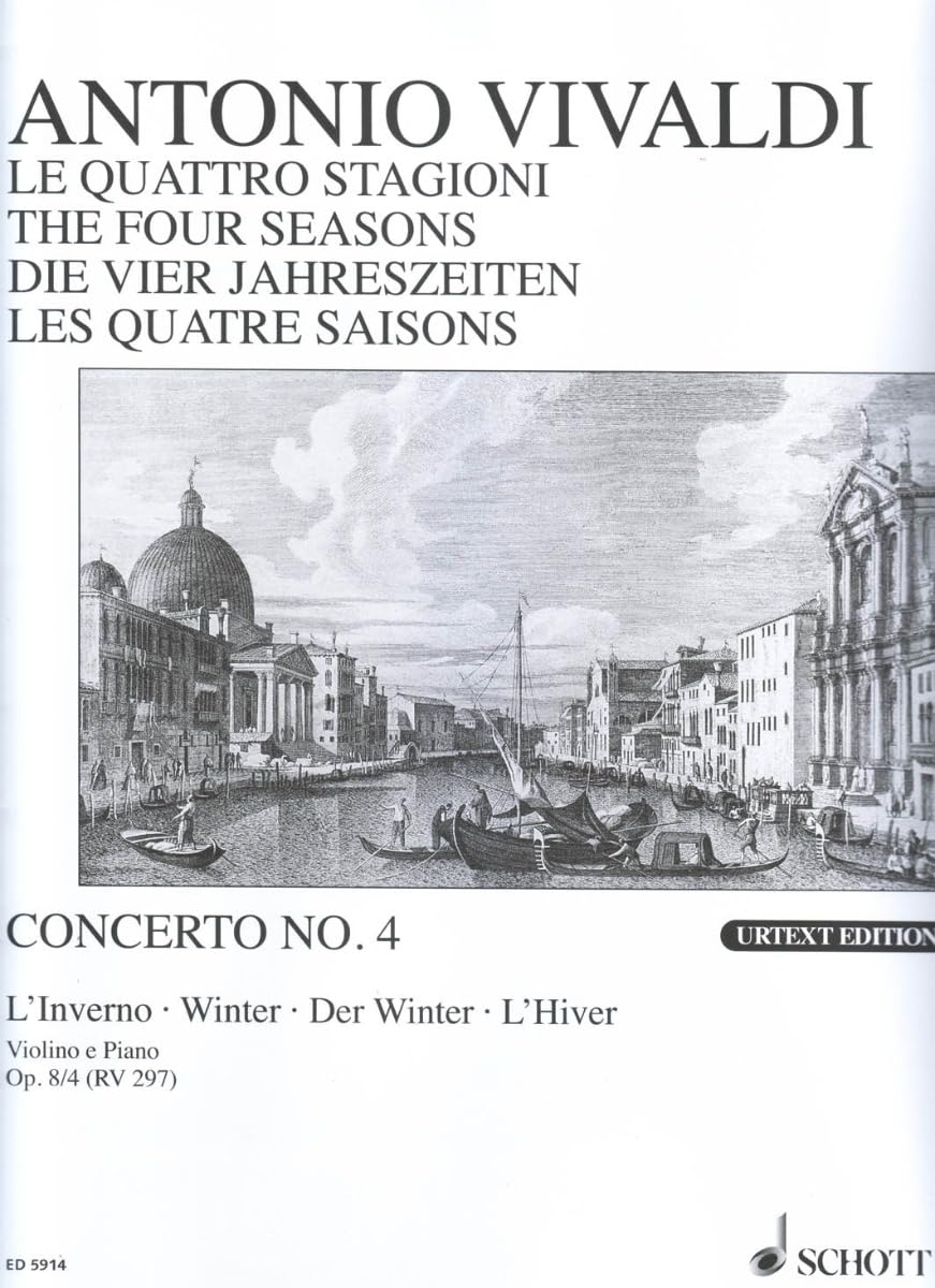 STAGIONI(4) WINTER OPUS 8/4 VIOLON Sheet Music