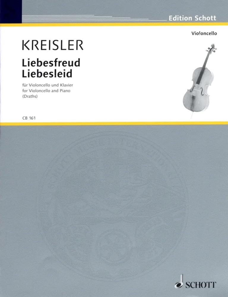 Liebesfreud - Liebesleid: Violoncello und Klavier.: cello and piano. (Cello-Bibliothek) Film, Art & Culture