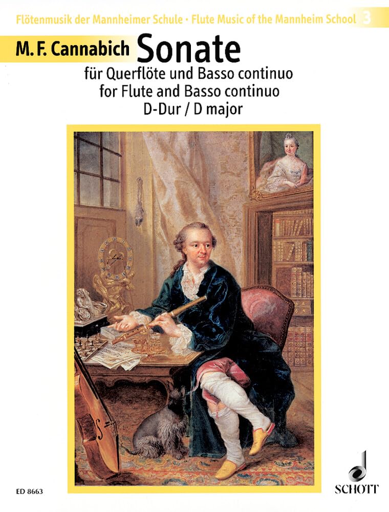 Sonate D-Dur: Heft 3. op. 1/1. Flöte und Basso continuo. (Flötenmusik der Mannheimer Schule, Heft 3) Sheet Music