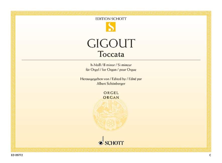 Toccata Si mineur: Organ. Sheet Music