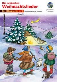 Die schönsten Weihnachtslieder, Notenausg. m. Audio-CDs, Für Klarinette in B, m. Audio-CD: sehr leicht bearbeitet. 1-2 Klarinetten. Sheet Music
