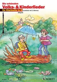 Die schonsten volks- und kinderlieder clarinette book