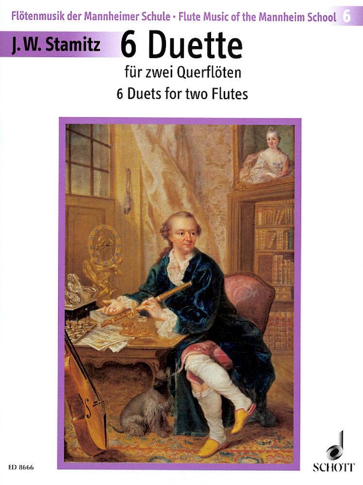6 Duette: Heft 6. 2 Flöten. (Flötenmusik der Mannheimer Schule, Heft 6) Sheet Music