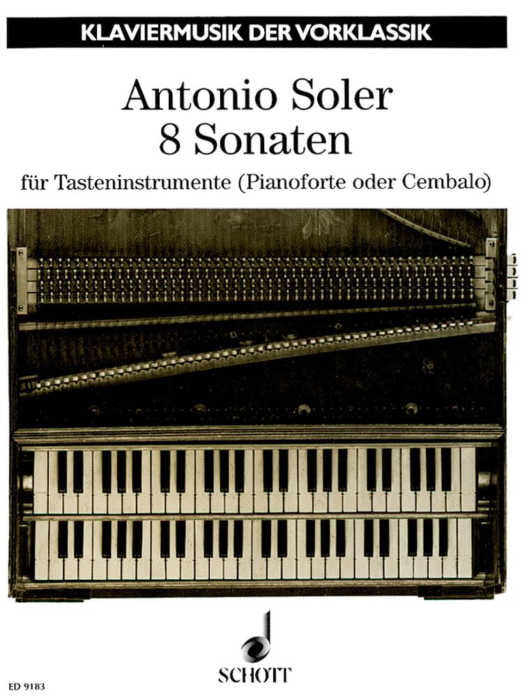 8 Sonaten: Tasten-Instrument (Pianoforte oder Cembalo). (Klaviermusik der Vorklassik) Sheet Music
