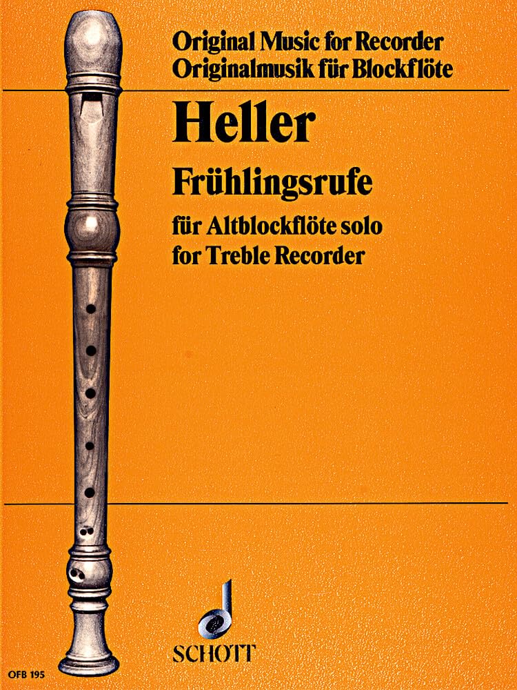 Frühlingsrufe: Alt-Blockflöte. (Originalmusik für Blockflöte) Sheet Music