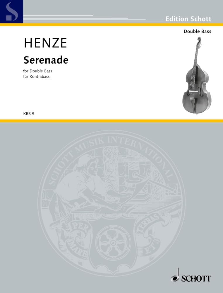 Serenade: für Kontrabass solo. Kontrabass. (Edition Schott) Arts & Music