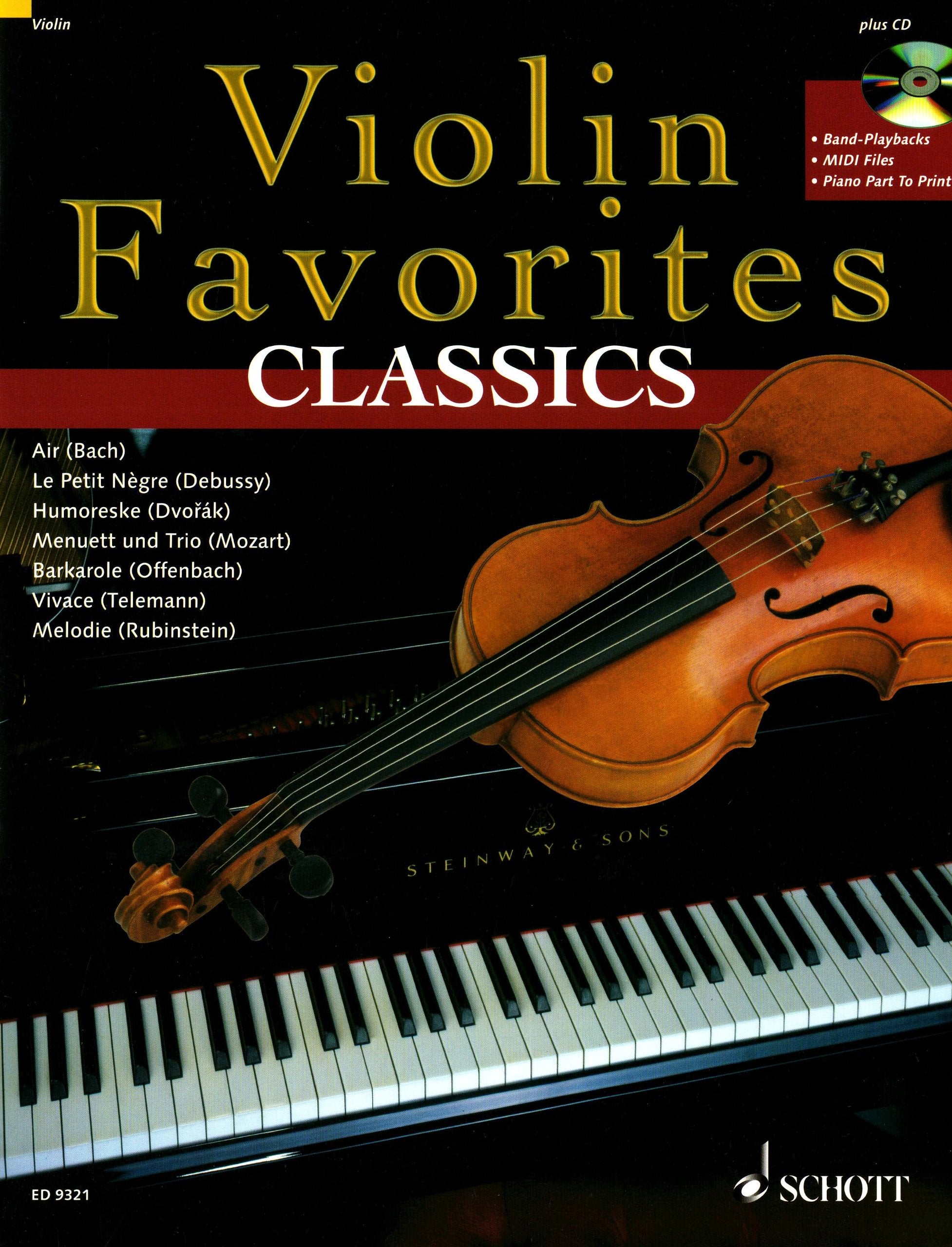VIOLIN FAVORITES CLASSICS VIOLON +CD Sheet Music