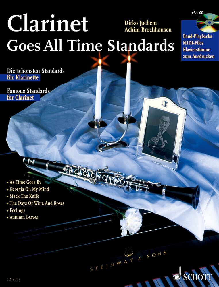 Clarinet Goes All Time Standards: Die schönsten Standards für Klarinette. Klarinette; Klavier ad libitum. Sheet Music