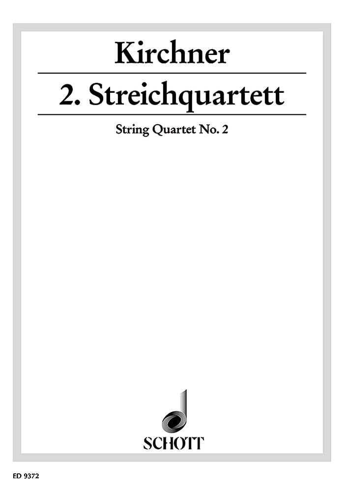 2. Streichquartett: Streichquartett. Partitur und Stimmen. Sheet Music