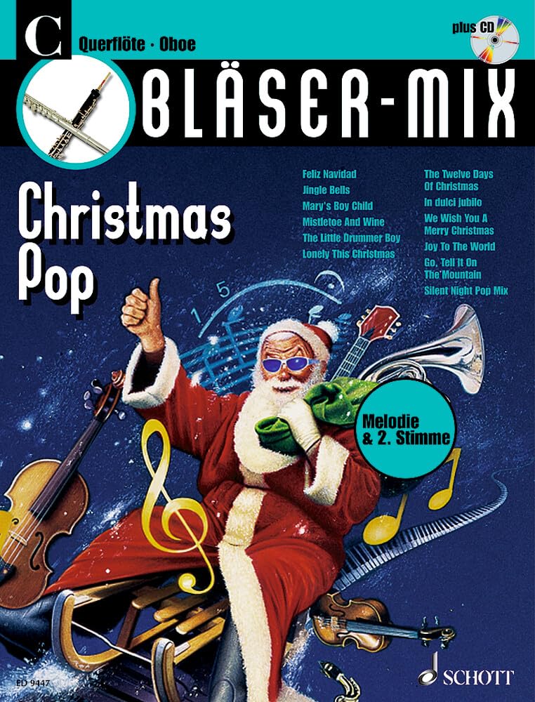 Bläser-Mix: Christmas Pop. C-Instrumente (Flöte oder Oboe). (Bläser-Mix: Die Serie für alle Blasinstrumente) Sheet Music