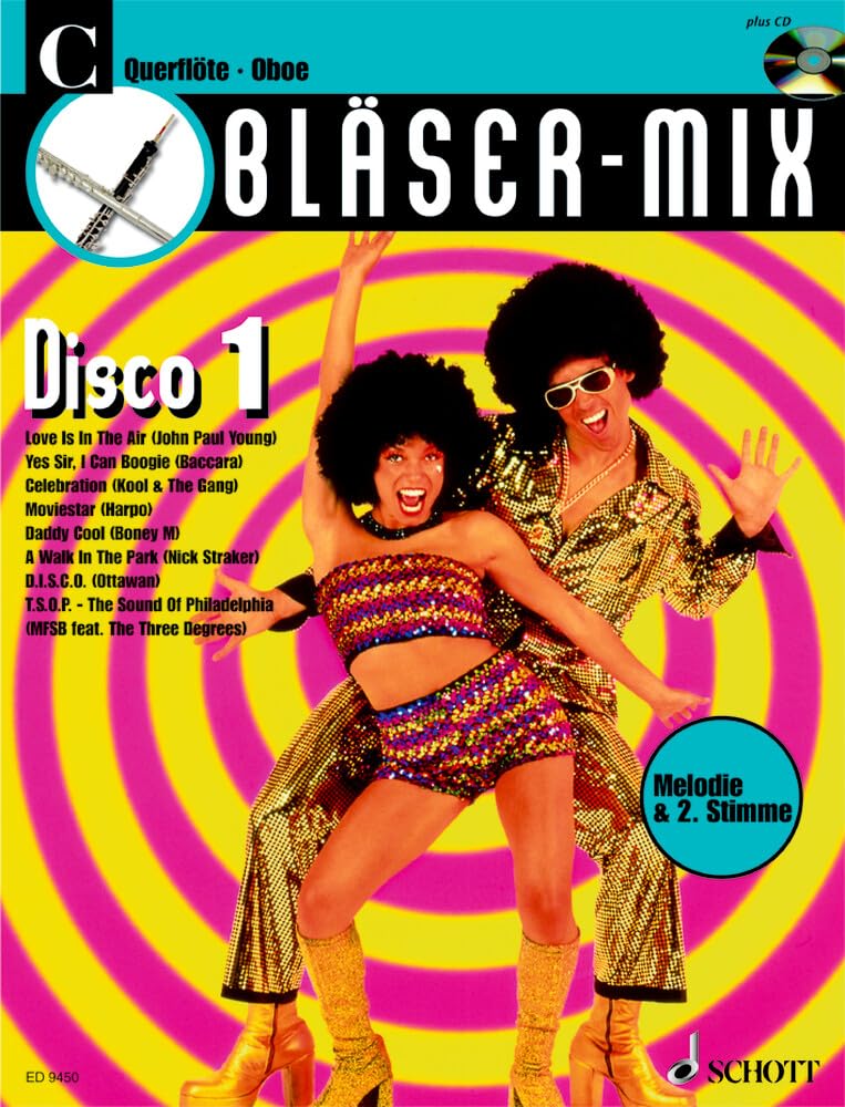 Bläser-Mix: Disco. C-Instrumente (Flöte oder Oboe). (Bläser-Mix: Die Serie für alle Blasinstrumente) Sheet Music
