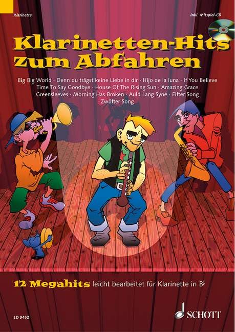 Klarinetten-Hits zum Abfahren: 12 Megahits. Klarinette in B. Ausgabe mit CD. Sheet Music