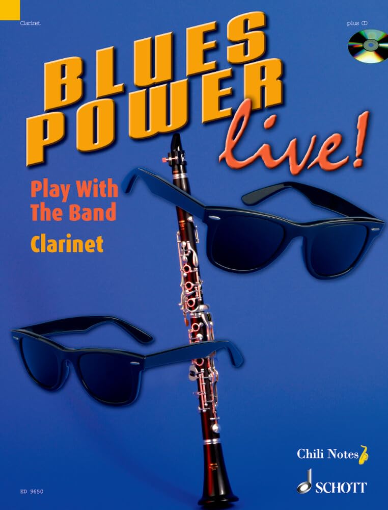 Blues Power live!: Play With The Band. Klarinette. Sheet Music