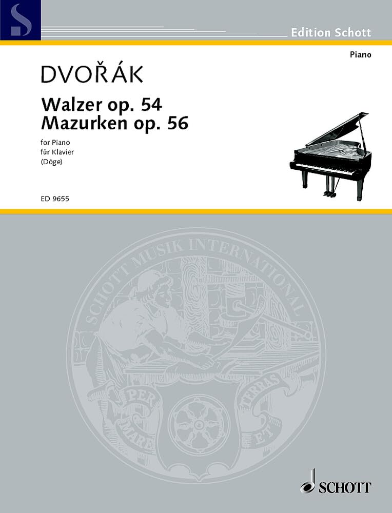 Walzer und Mazurken: op. 54 und 56. Klavier. (Edition Schott) Sheet Music
