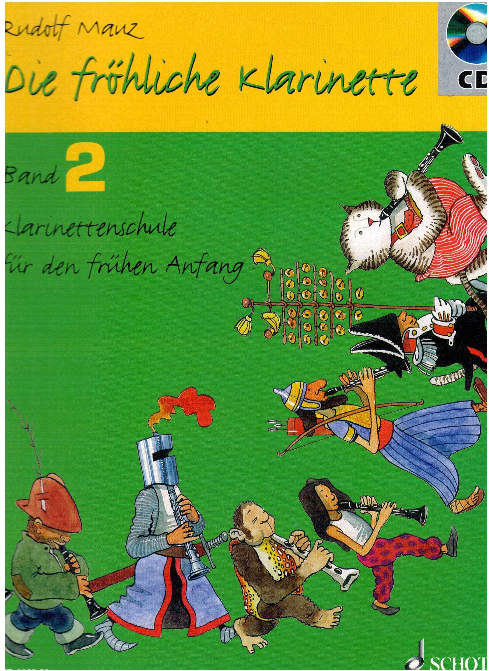 Die fröhliche Klarinette. Band 2. mit CD Sheet Music