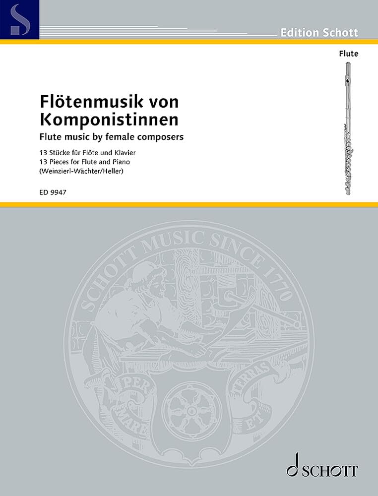 Flötenmusik von Komponistinnen: 13 Stücke für Flöte und Klavier. Flöte und Klavier. Sheet Music