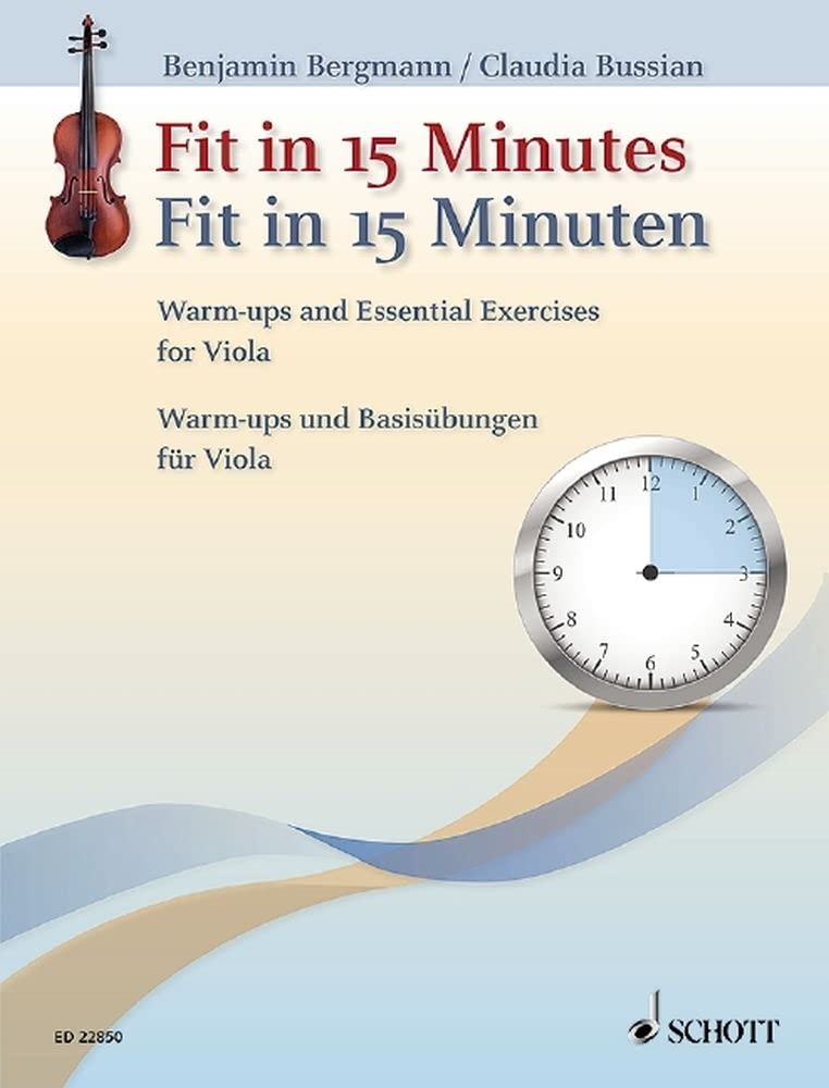 Fit in 15 Minuten: Warm-ups und Basisübungen für Viola. Viola. Sheet Music