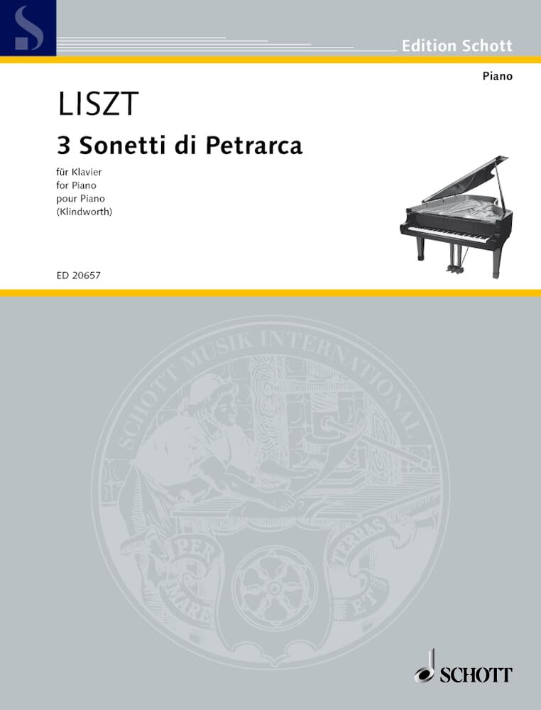 3 Sonetti di Petrarca: Klavier. (Edition Schott) Sheet Music