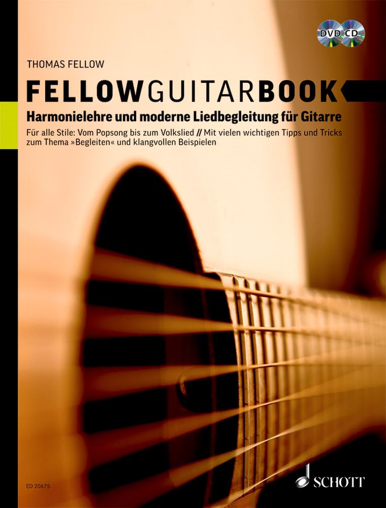 Fellow Guitar Book: Harmonielehre und moderne Liedbegleitung für Gitarre. Gitarre. Sheet Music