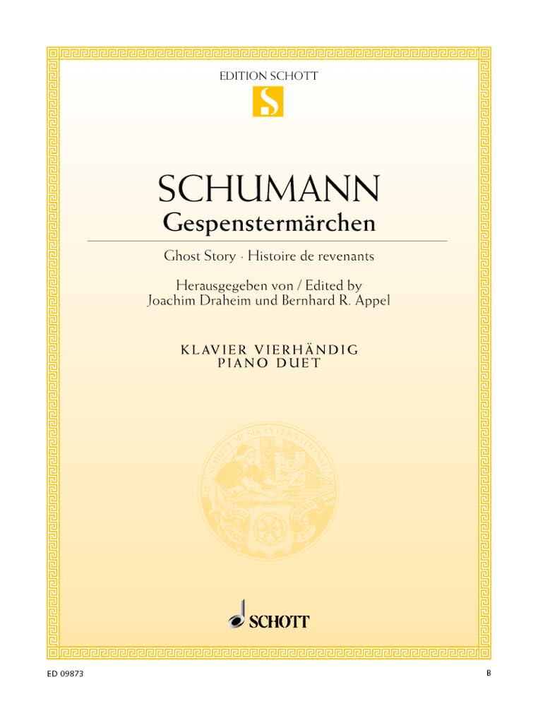 Gespenstermärchen: Klavier 4-händig. (Edition Schott Einzelausgabe) Sheet Music