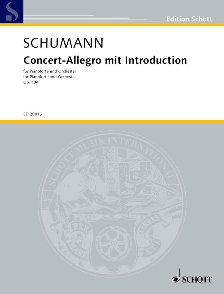 Concert-Allegro mit Introduction d-Moll: für Pianoforte und Orchester. op. 134. Klavier und Orchester. Bläserstimmensatz. (Edition Schott) Sheet Music