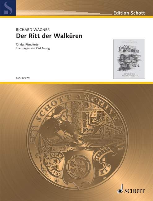 Der Ritt der Walküren: WWV 86 B. Klavier. (Schott Archive) Sheet Music