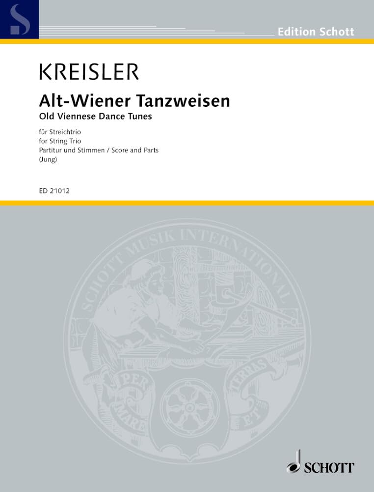 Alt-Wiener Tanzweisen: für Streichtrio. Streichtrio. Partitur und Stimmen. (Edition Schott) Film, Art & Culture