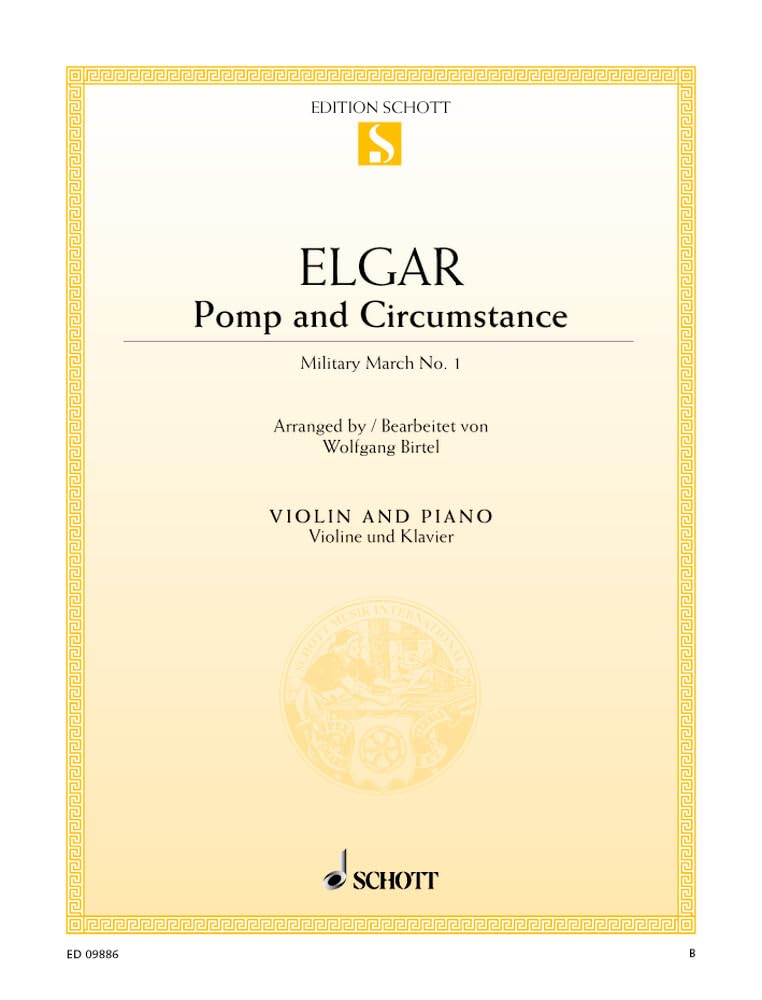 Pomp and Circumstance. Violine und Klavier Sheet Music