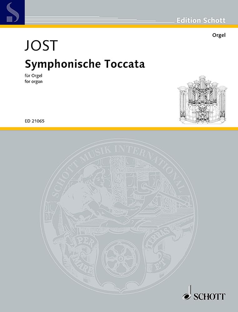 Symphonische Toccata: für Orgel. Orgel. (Edition Schott) Sheet Music