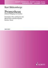 Prométhée: pour chœur mixte et soprano solo. mixed choir and soprano solo. Partition. Books