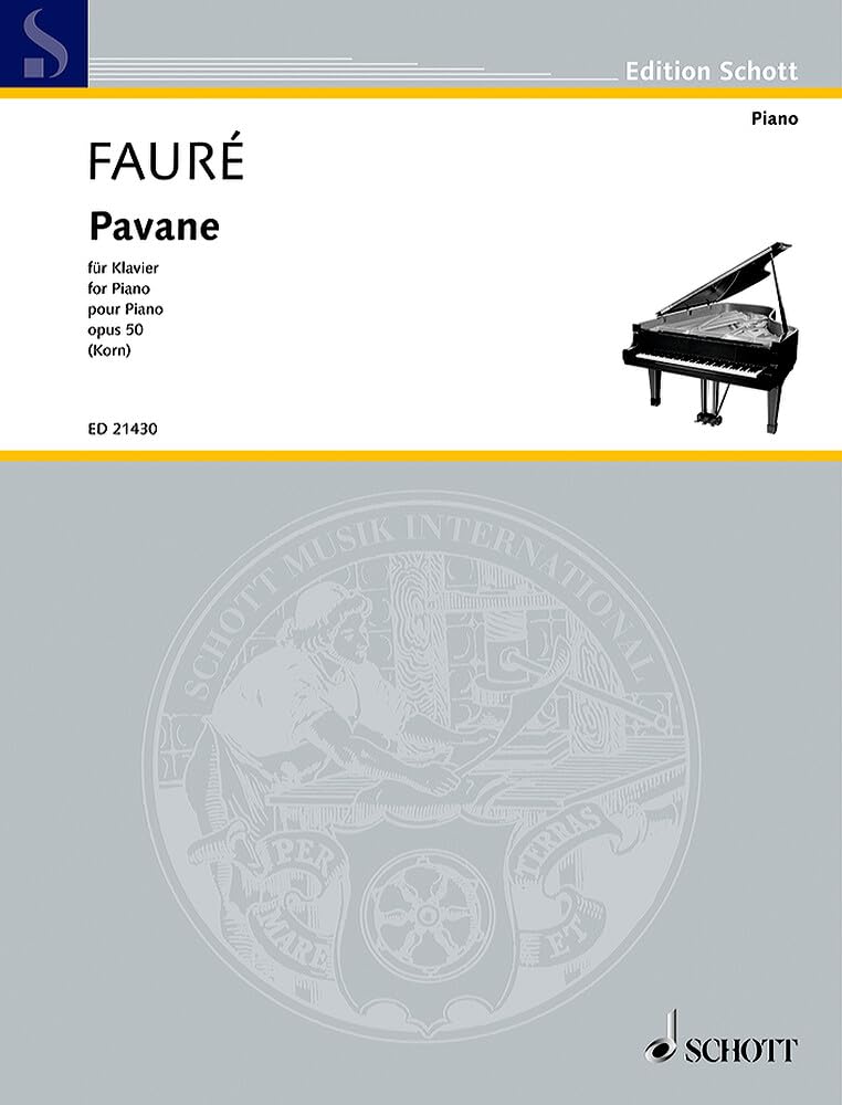Pavane: op. 50. Klavier. (Edition Schott) Sheet Music