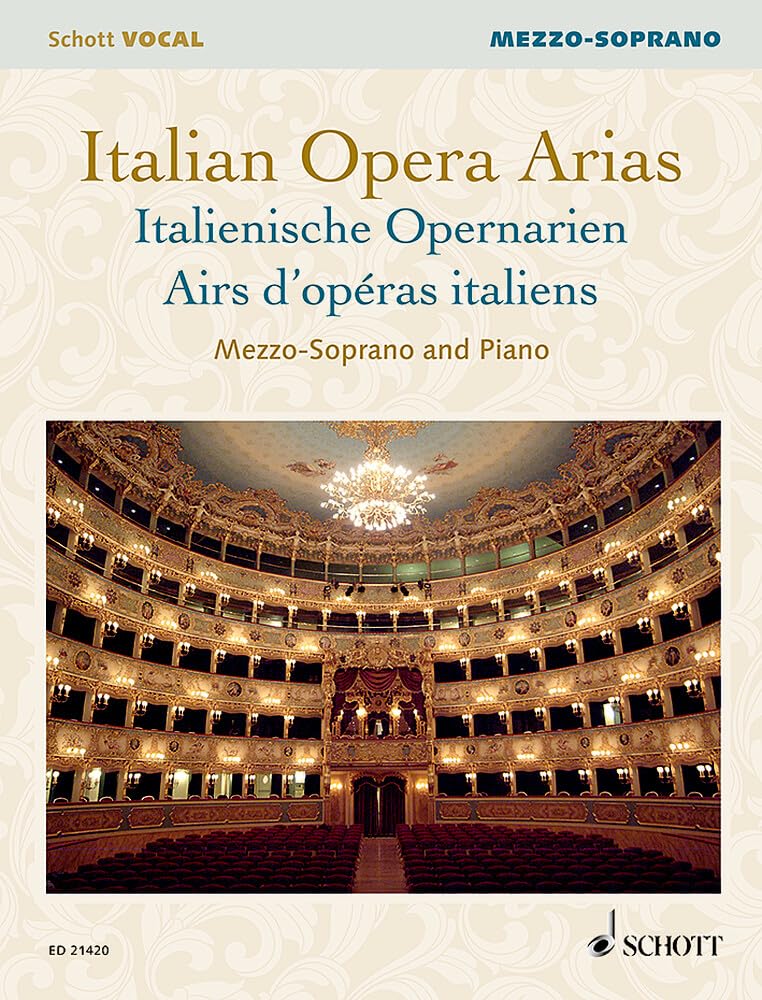 Airs d'Opéras Italiens: mezzo-soprano and piano. mezzo-soprano. book
