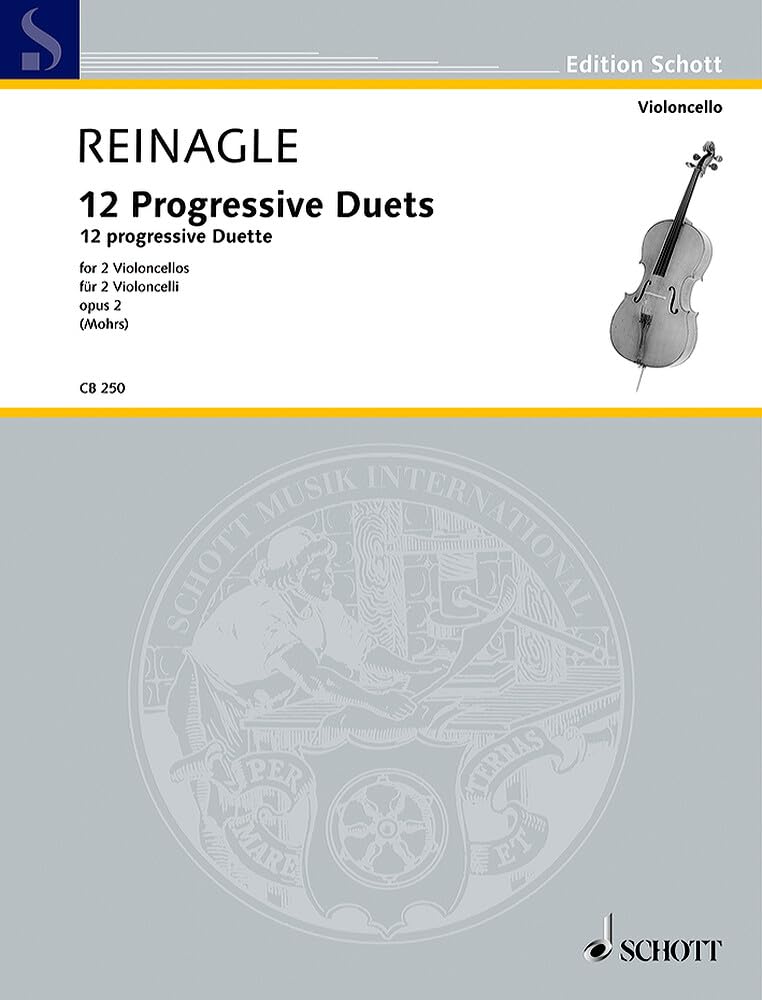 12 progressive Duette: op. 2. 2 Violoncelli. Spielpartitur. (Cello-Bibliothek) Sheet Music