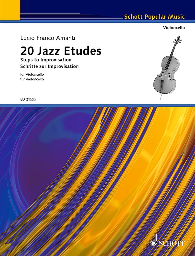 20 Jazz Etudes: Steps to Improvisation. cello. book