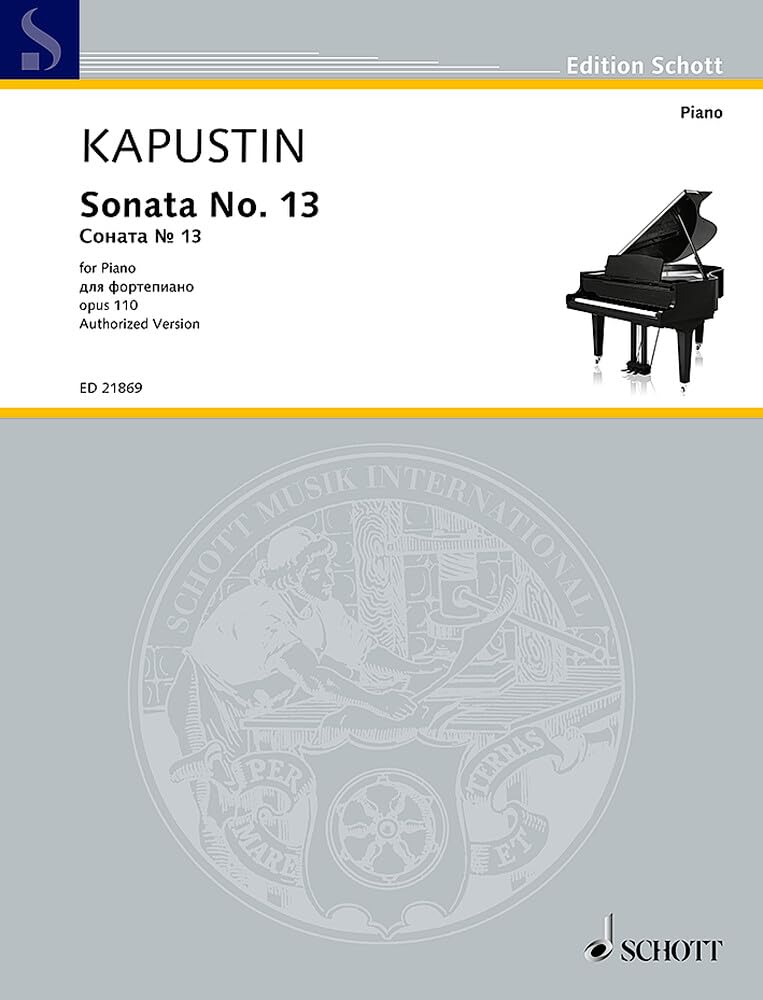 Sonata No. 13: op. 110. Klavier. (Edition Schott) Sheet Music