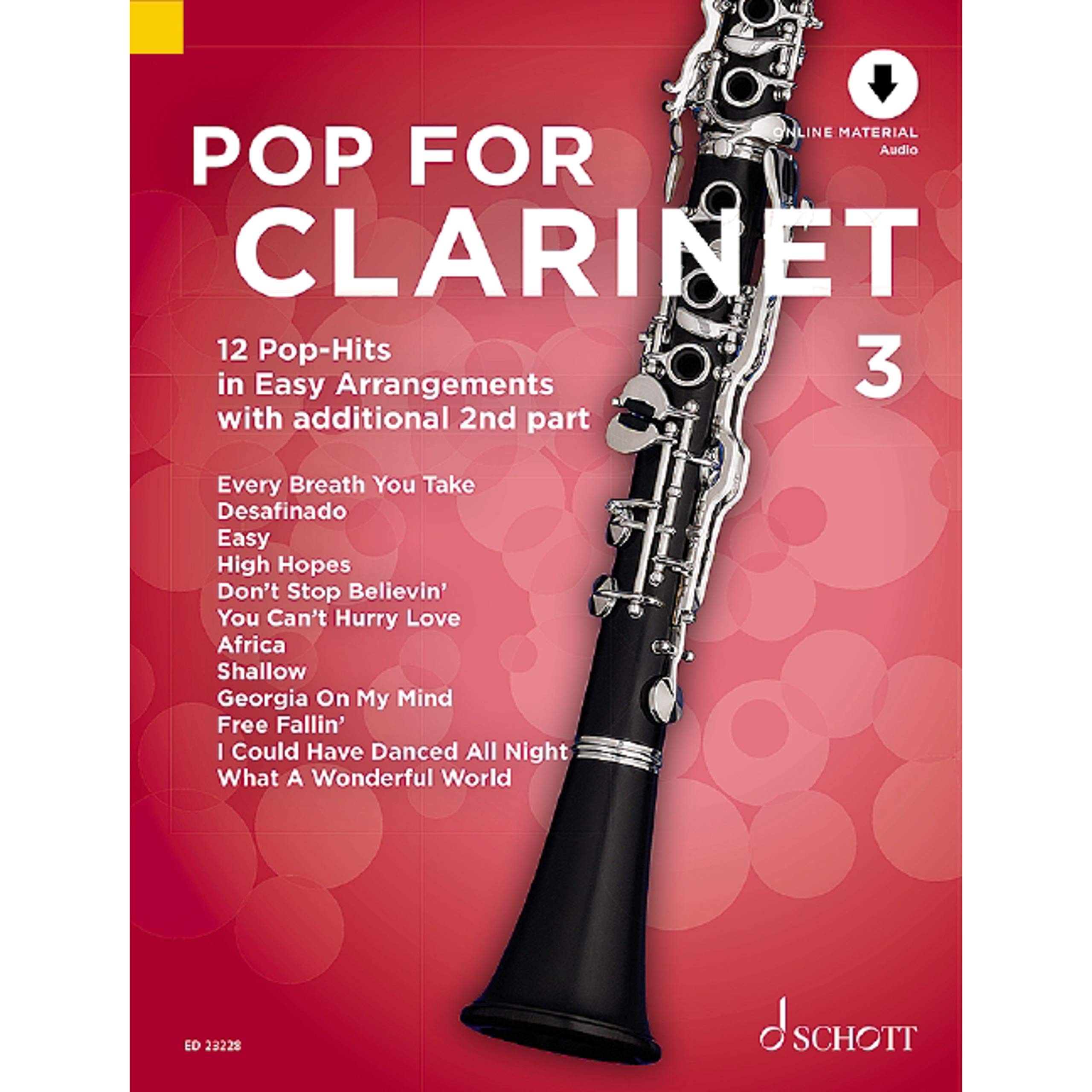 Pop For Clarinet 3: 12 Pop-Hits in Easy Arrangements zusätzlich mit 2. Stimme. Band 3. 1-2 Klarinetten. (Pop for Clarinet, Band 3) Sheet Music