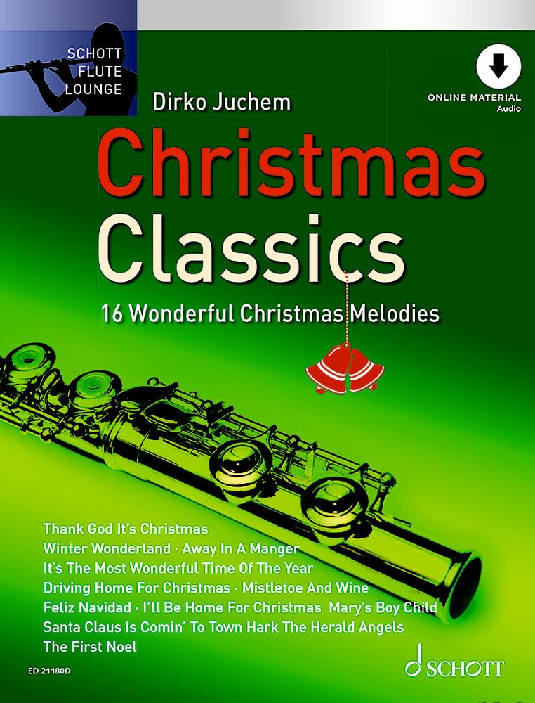 Christmas Classics: 16 Wonderful Christmas Melodies. flute. book