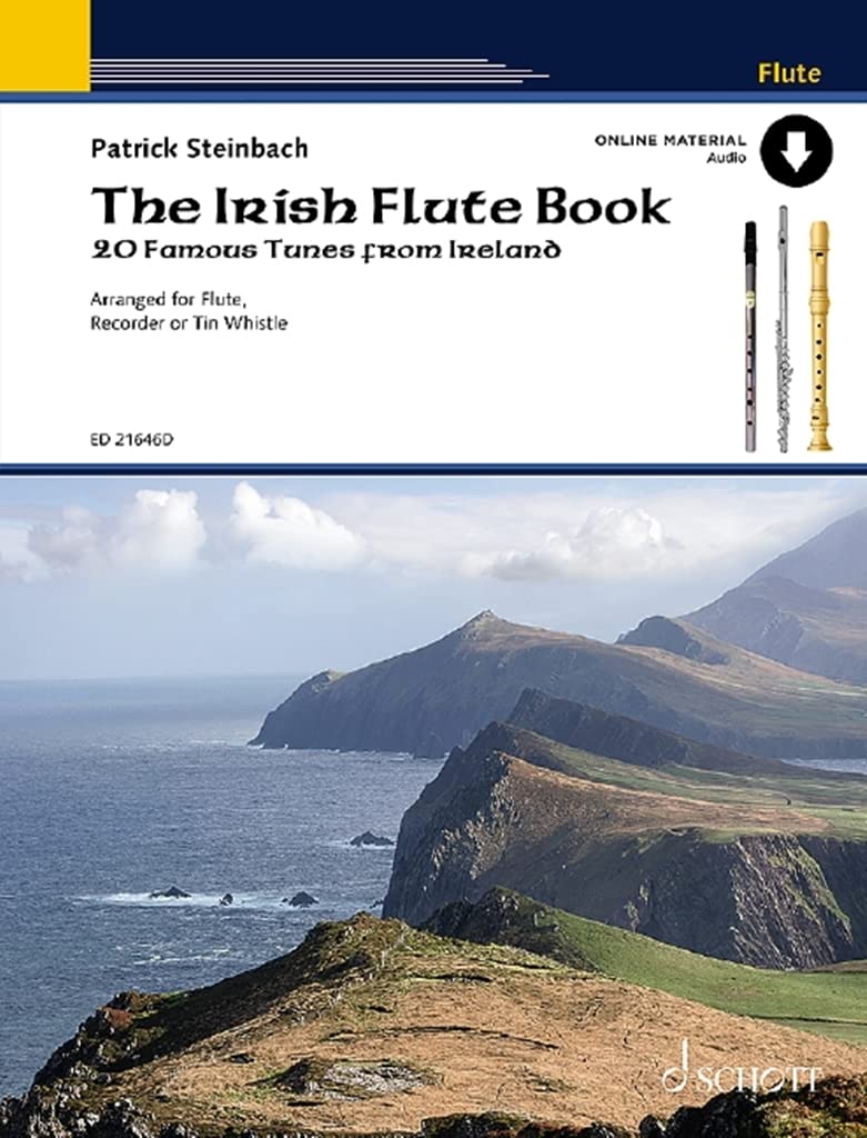 The Irish Flute Book: 20 Famous Tunes from Ireland. Flöte, Blockflöte oder Tin Whistle. (Umrüster-Konsolidierung) Sheet Music