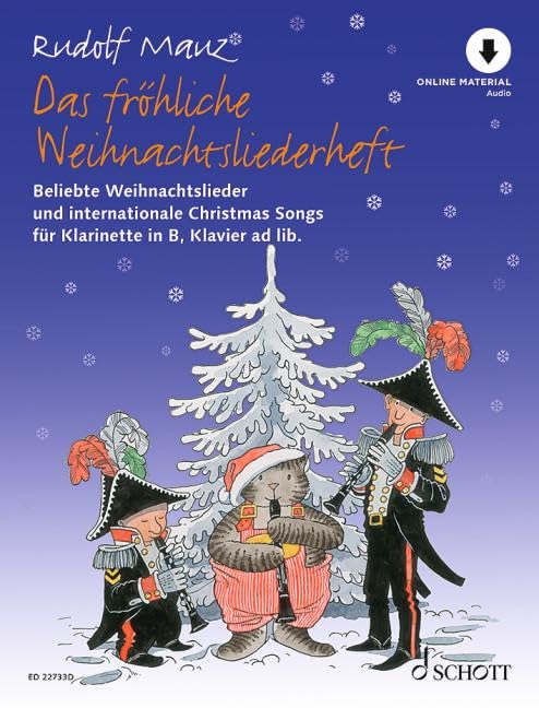 Das fröhliche Weihnachtsliederheft: Beliebte Weihnachtslieder und internationale Christmas Songs. Klarinette und Klavier ad libitum. (Die fröhliche Klarinette) Education & Training