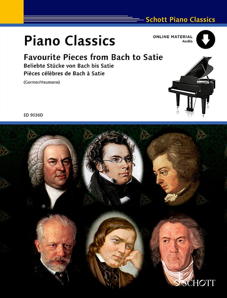 Piano Classics: Pièces célèbres de Bach à Satie. piano. book