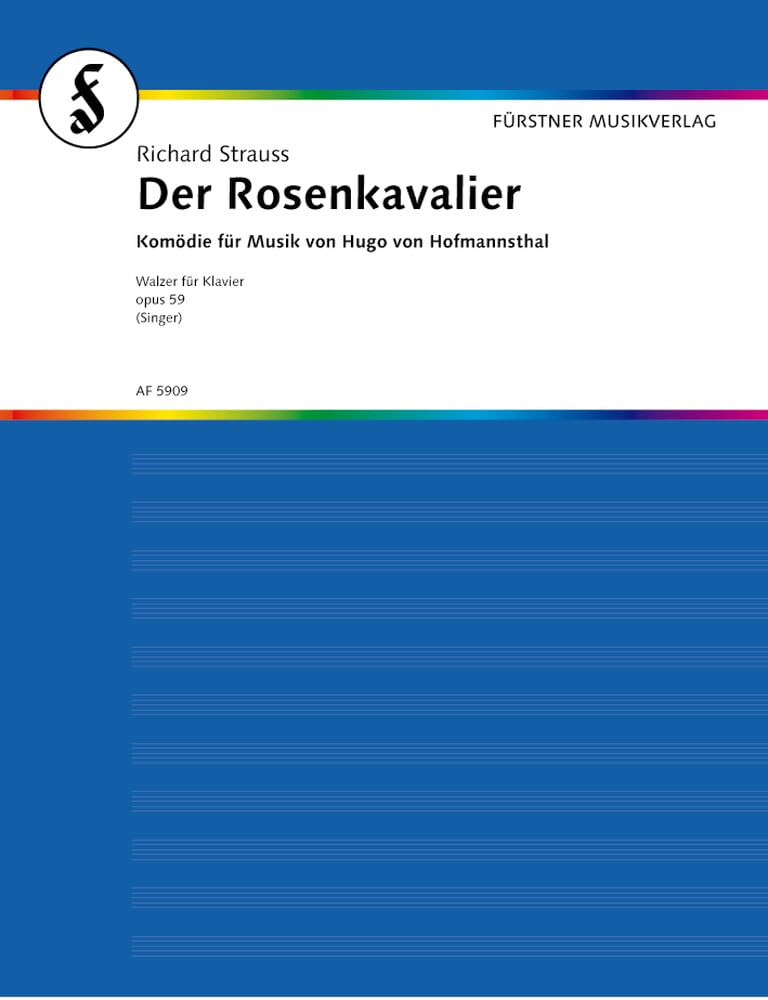 Der Rosenkavalier: Walzer. op. 59. Klavier. Sheet Music