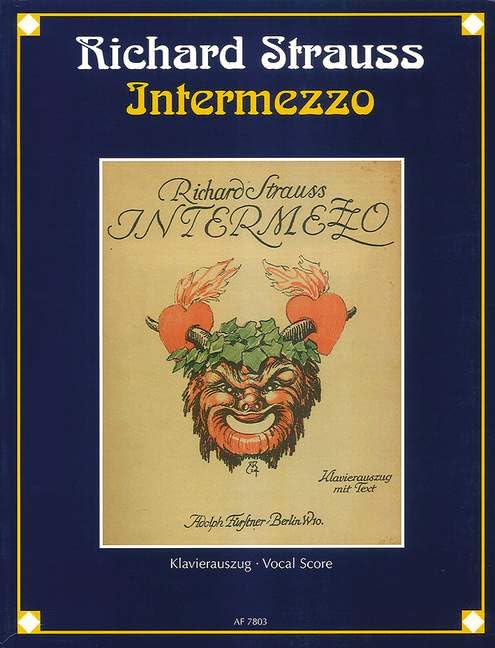 Intermezzo: Eine bürgerliche Komödie mit sinfonischen Zwischenspielen in zwei Aufzügen. op. 72. Studienpartitur. Sheet Music