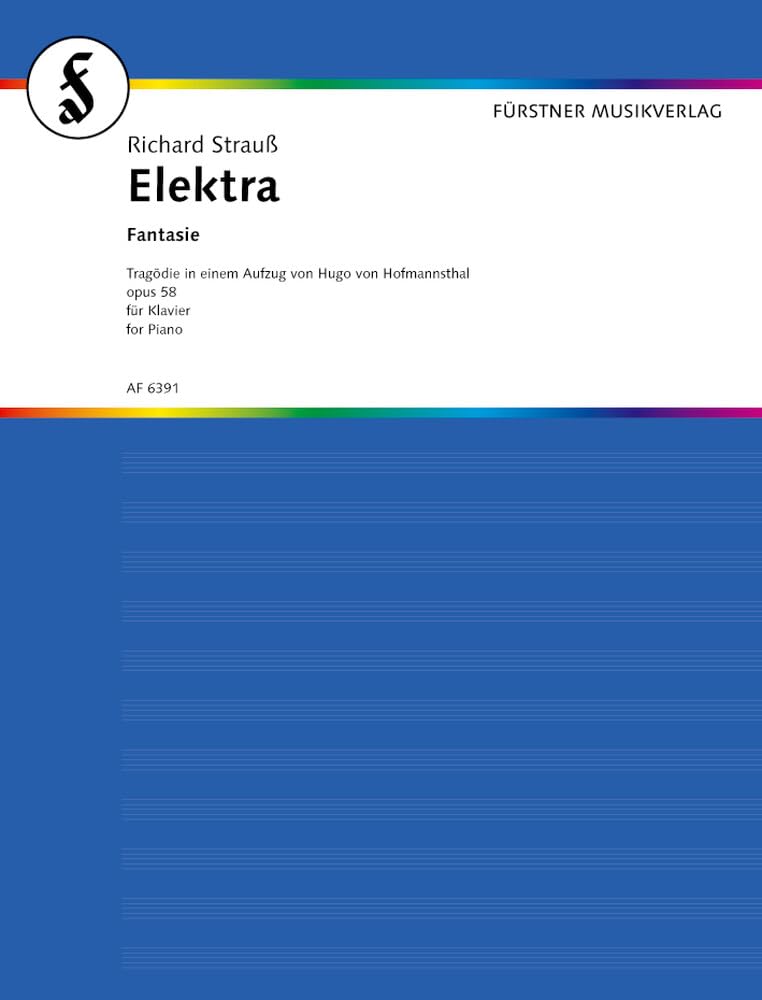 Elektra: Fantasie. op. 58. Klavier. Arts & Music